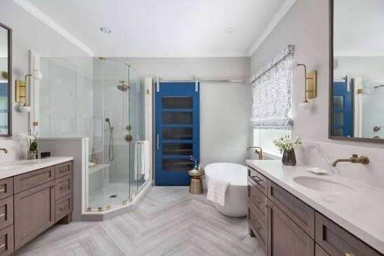 Renovated master bathroom — Humble Roots Plumbing
