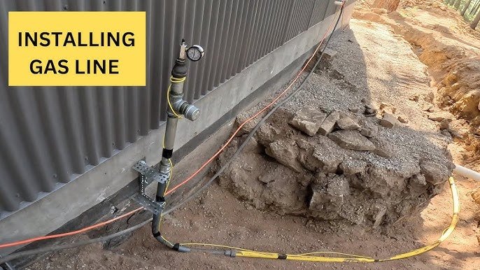Gas line installation — Humble Roots Plumbing