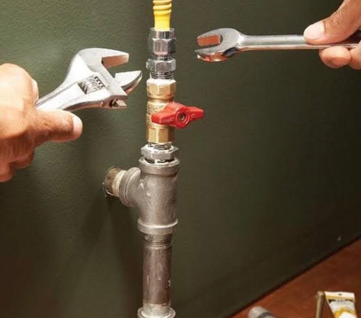 Gas line repair — Humble Roots Plumbing